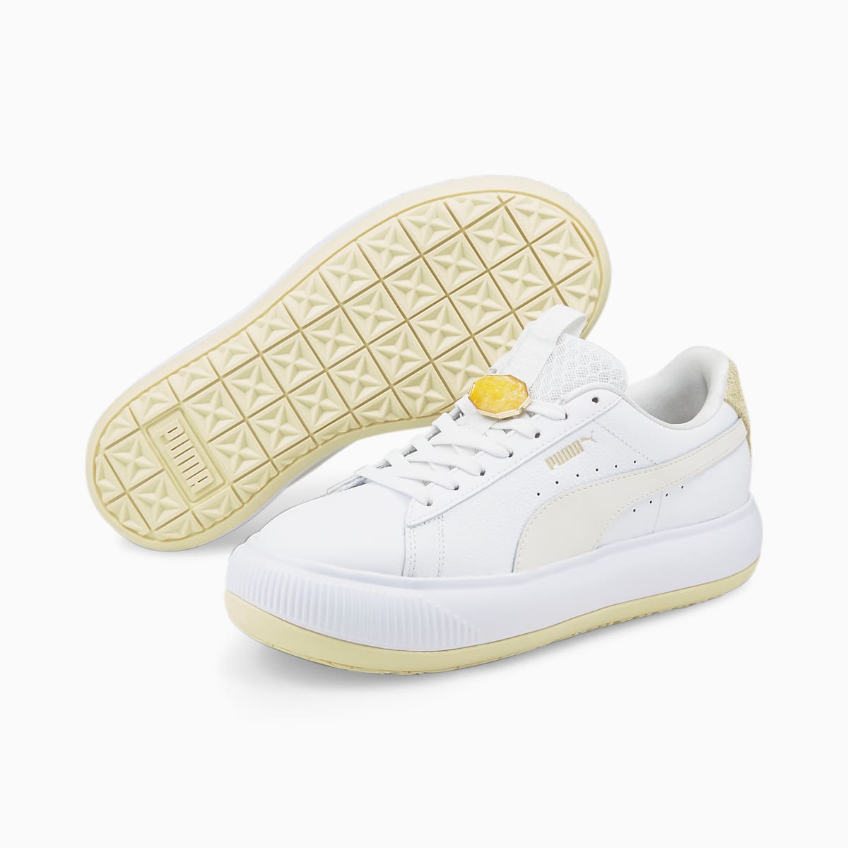 Tenisky Puma Suede Mayu Crystal Galaxy Damske Biele/Kvetinové | SK062731