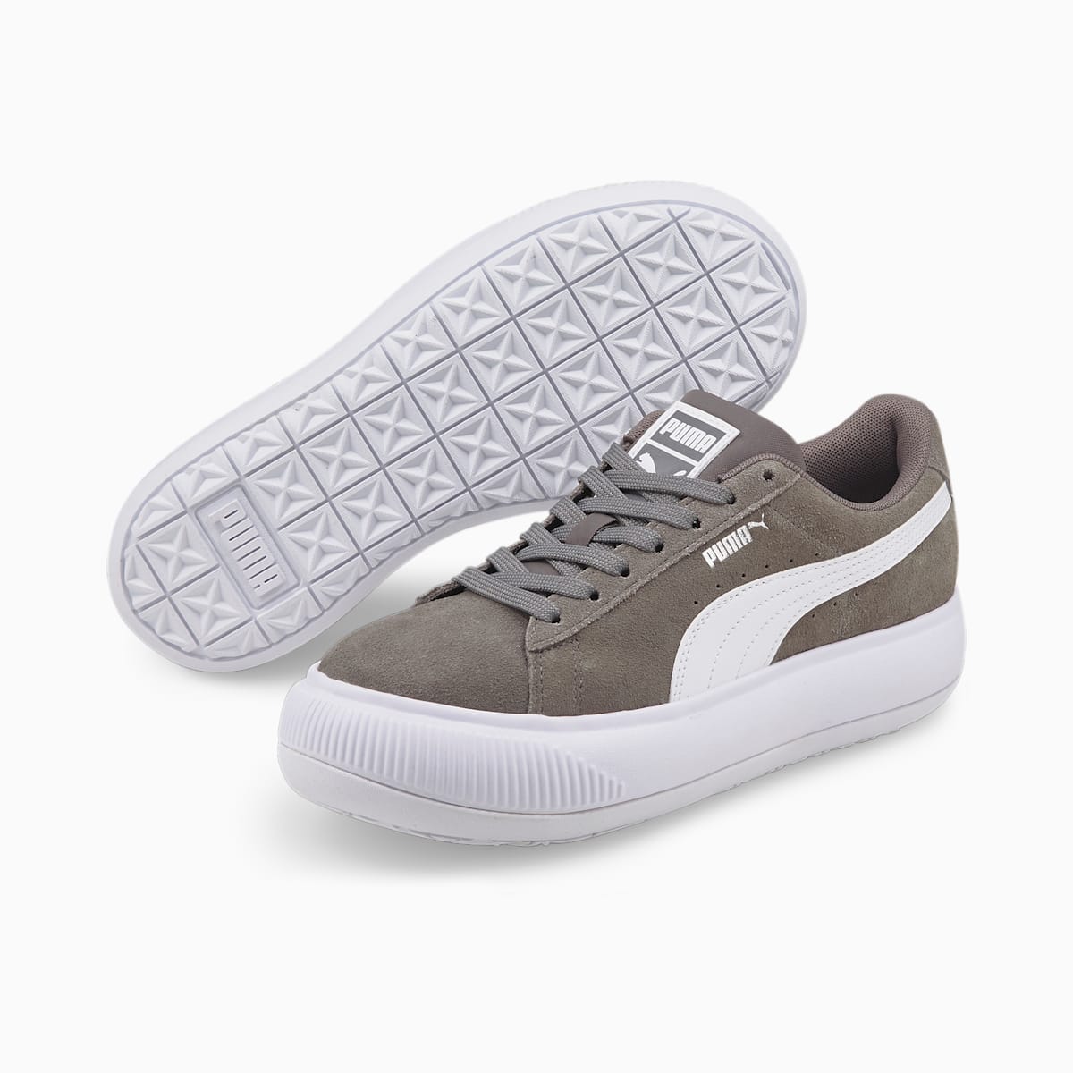 Tenisky Puma Suede Mayu Damske Siva/Biele | SK638541