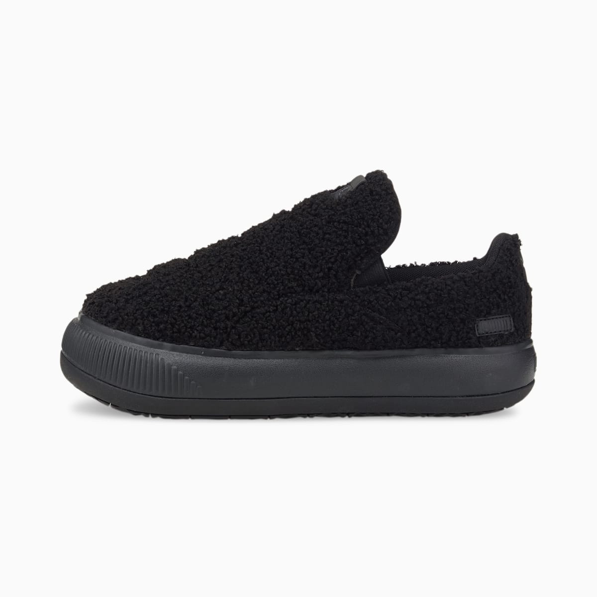 Tenisky Puma Suede Mayu Slip-On Teddy Damske Čierne | SK195270