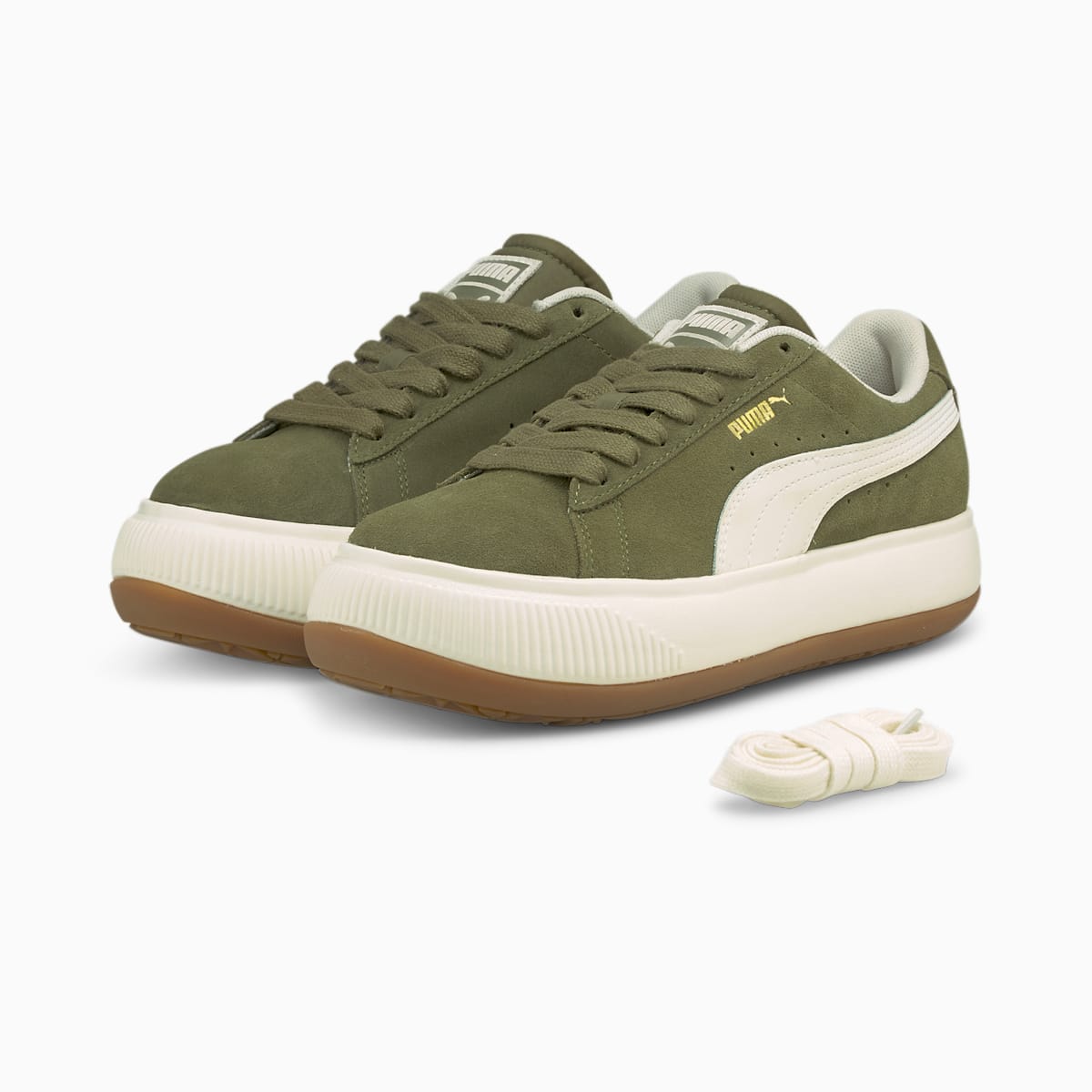 Tenisky Puma Suede Mayu UP Damske Olivovo Zelená | SK430972