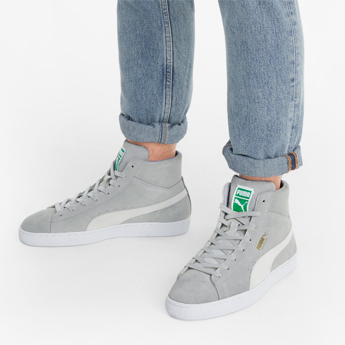 Tenisky Puma Suede Mid XXI Damske Biele | SK173428