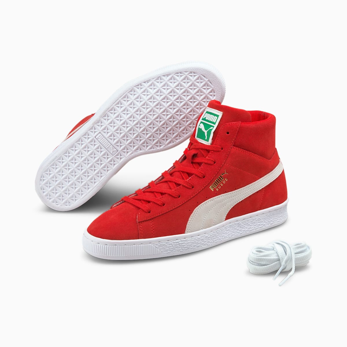 Tenisky Puma Suede Mid XXI Damske Červené/Biele | SK214569