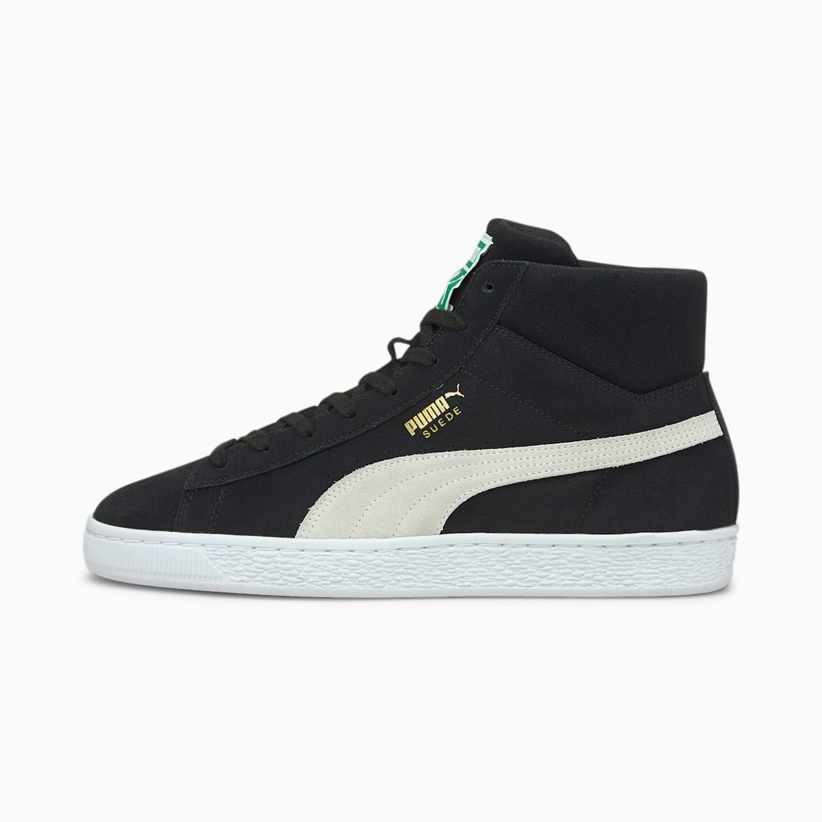 Tenisky Puma Suede Mid XXI Damske Čierne/Biele/Zelene | SK093715