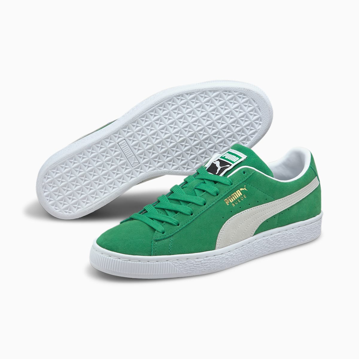 Tenisky Puma Suede Teams Panske Zelene/Biele | SK071589