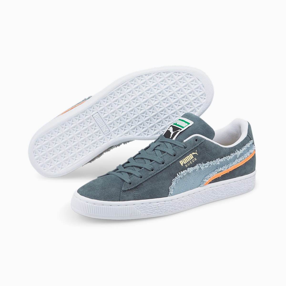 Tenisky Puma Suede Triplex Denim Panske Tmavo | SK945208