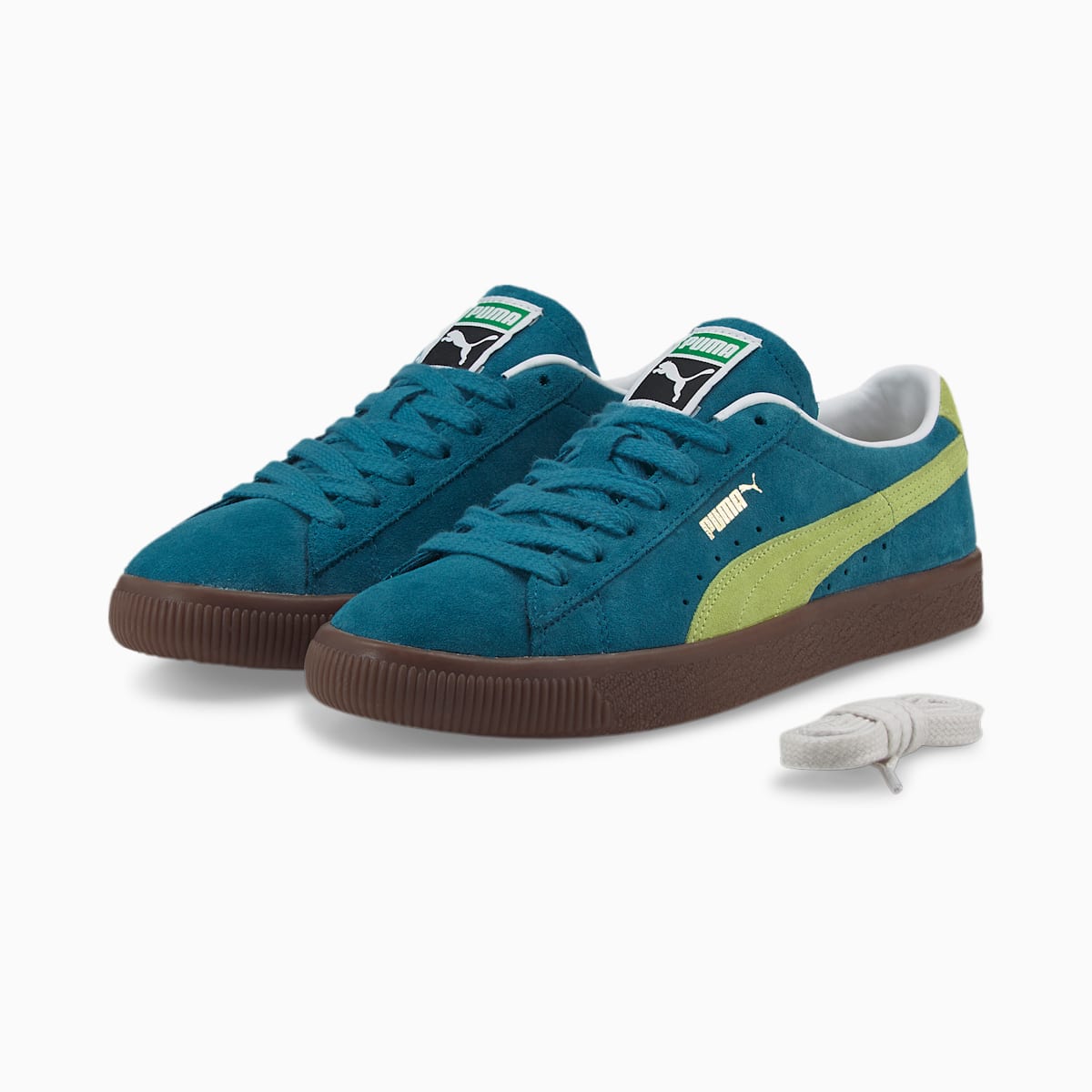 Tenisky Puma Suede VTG Panske Modre Koralove/Žlté | SK806431