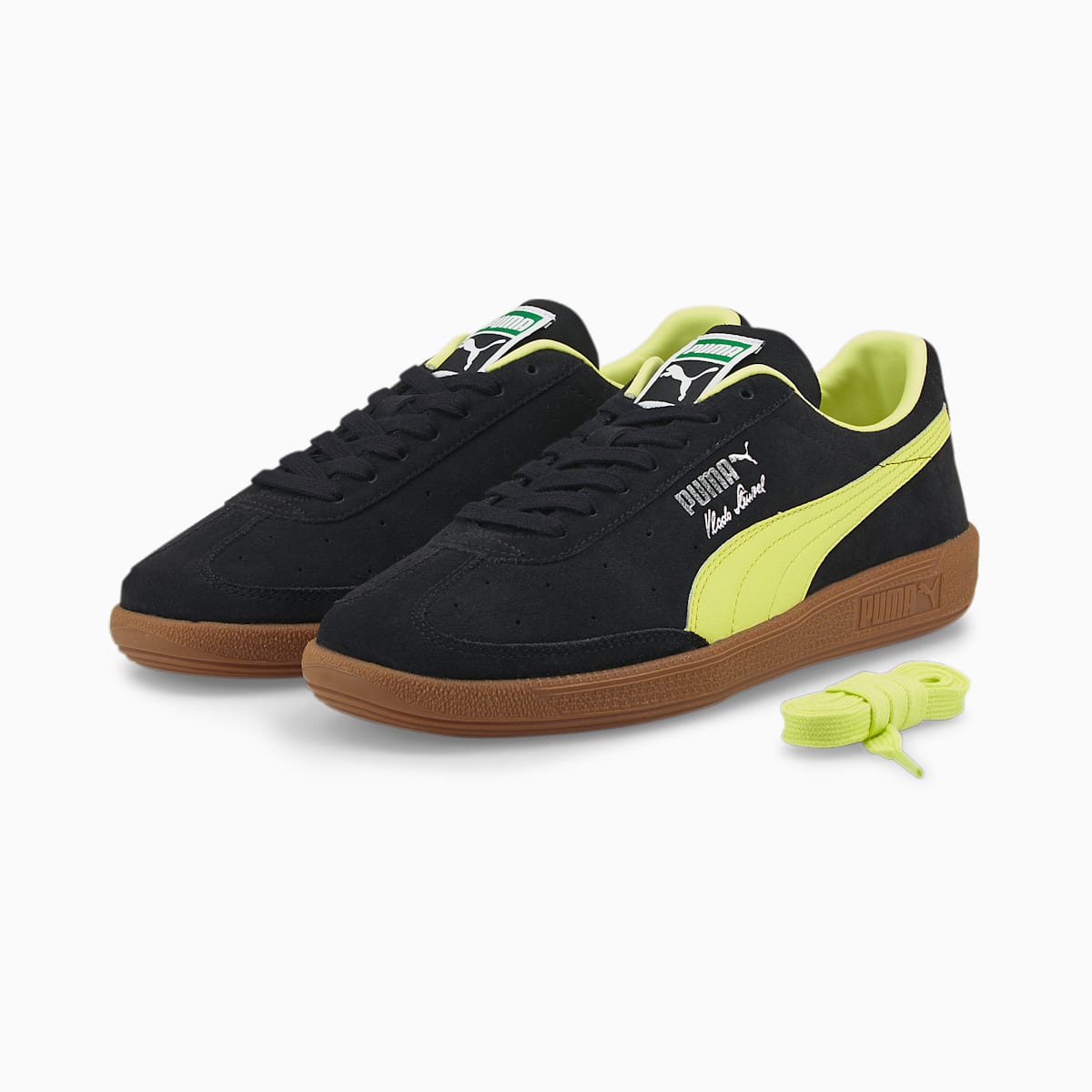 Tenisky Puma Vlado Stenzel Suede Damske Čierne/Citrón | SK370951