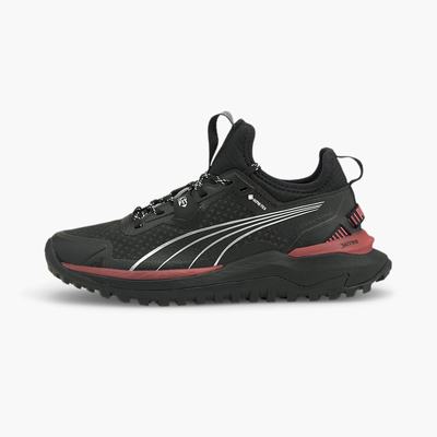 Bezecke Topanky Puma Voyage Nitro Gore-Tex Damske Čierne/Metal Strieborne | SK124569