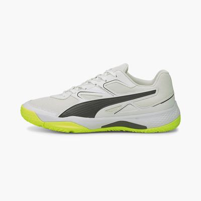 Hadzanarske Tenisky Puma Solarflash Indoor Damske Biele/Čierne/Žlté | SK850312