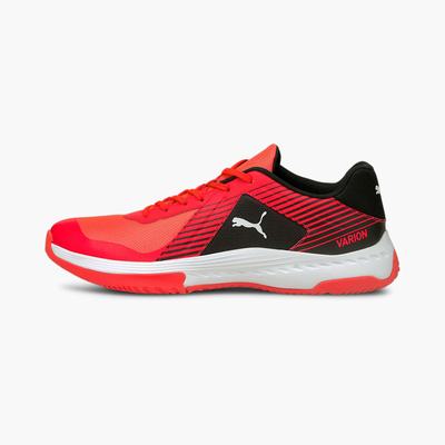 Hadzanarske Tenisky Puma Varion Indoor Damske Červené/Biele/Čierne | SK012359