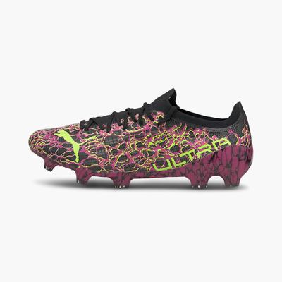 Kopačky Puma ULTRA 1.3 FG/AG Panske Čierne/Zelene | SK013562