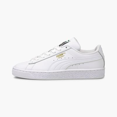 Tenisky Puma Basket Classic XXI JR Chlapcenske Biele | SK045379