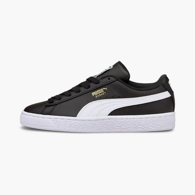 Tenisky Puma Basket Classic XXI JR Chlapcenske Čierne/Biele | SK602719