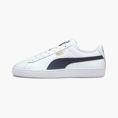 Tenisky Puma Basket Classic XXI Panske Biele/Námornícka Modrá | SK316840