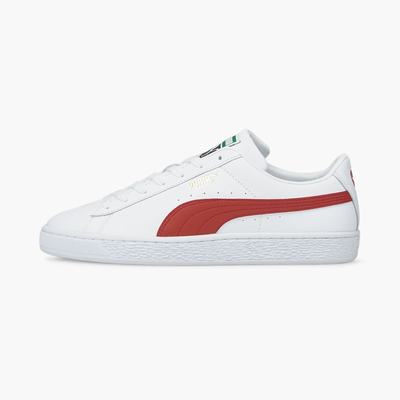 Tenisky Puma Basket Classic XXI Panske Biele/Červené | SK541907