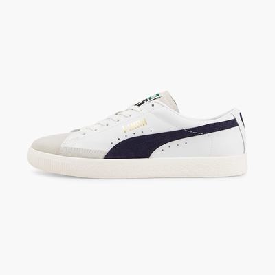 Tenisky Puma Basket VTG Damske Biele/Námornícka Modrá | SK970853