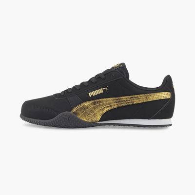 Tenisky Puma Bella Raw Metallics Damske Čierne/Zlate | SK870612