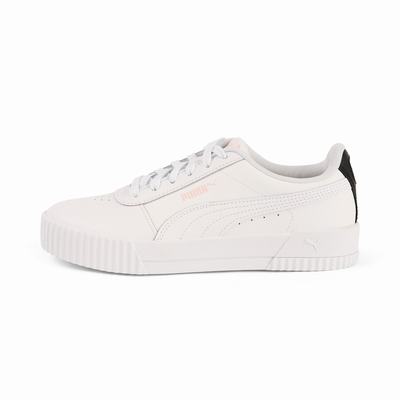 Tenisky Puma Carina Leather Damske Biele/Ruzove | SK518673