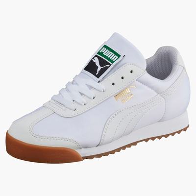 Tenisky Puma Roma Basic Summer JR Chlapcenske Biele | SK539781