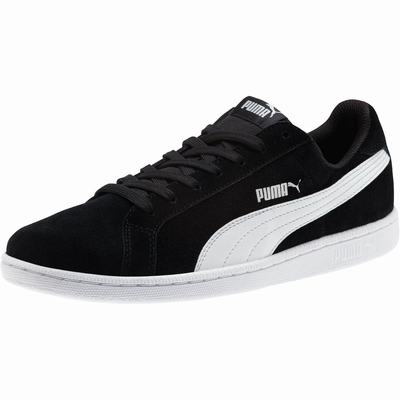 Tenisky Puma Smash Suede Panske Čierne/Biele | SK725340