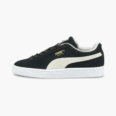 Tenisky Puma Suede Classic XXI JR Chlapcenske Čierne/Biele | SK580624