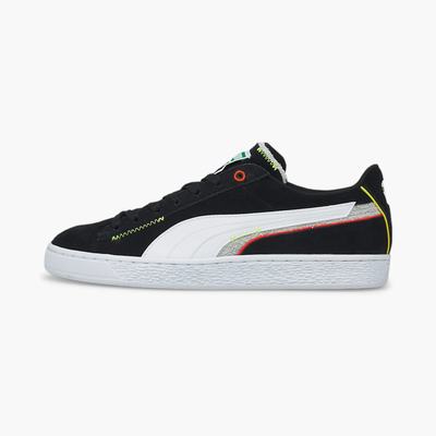 Tenisky Puma Suede Displaced Panske Čierne/Biele | SK349805