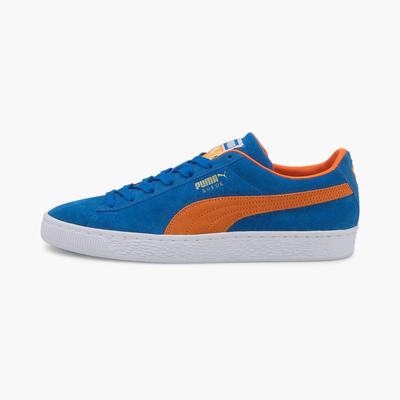 Tenisky Puma Suede Teams Panske Kráľovská Modrá/Oranžové | SK419362