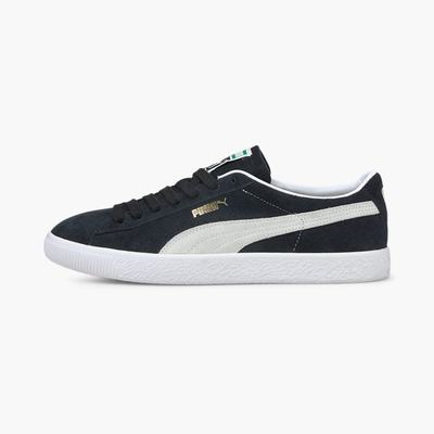 Tenisky Puma Suede VTG Damske Čierne/Biele | SK782561